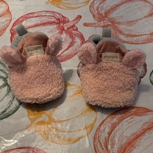 Baby Pink Fuzzy Kids Shoes